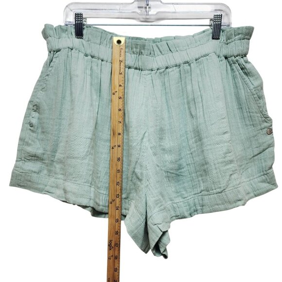 Roxy Womens Blue Surf Linen Shorts Size XXL - Picture 4 of 8